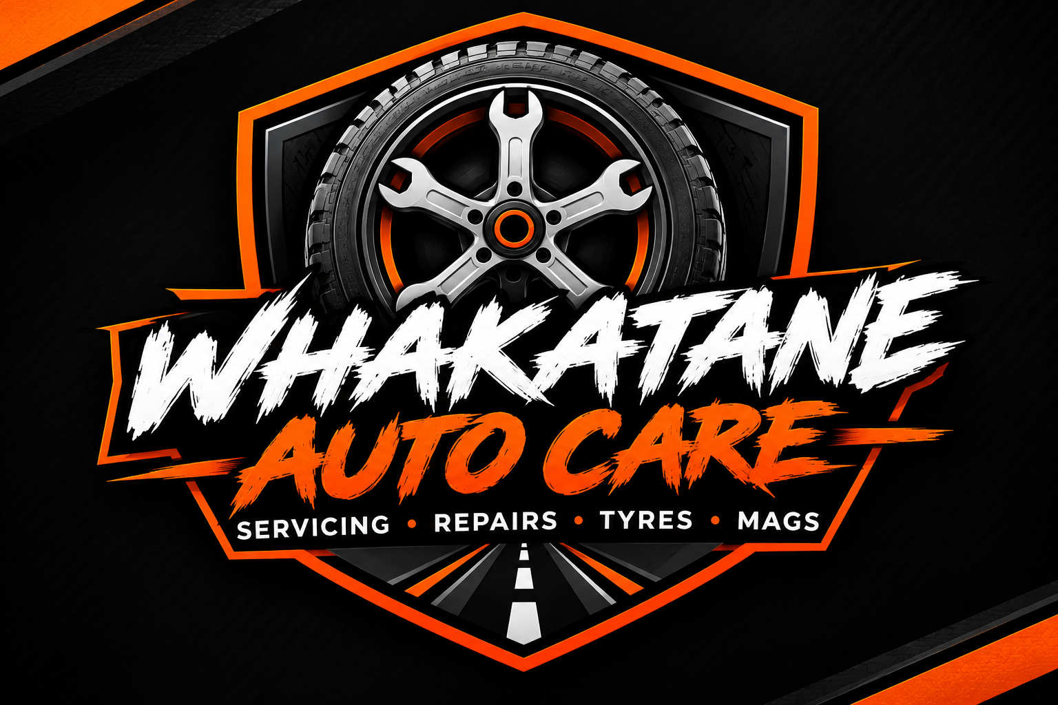 WhakatÄne Auto Care shield logo â Servicing, Repairs, Tyres, Mags