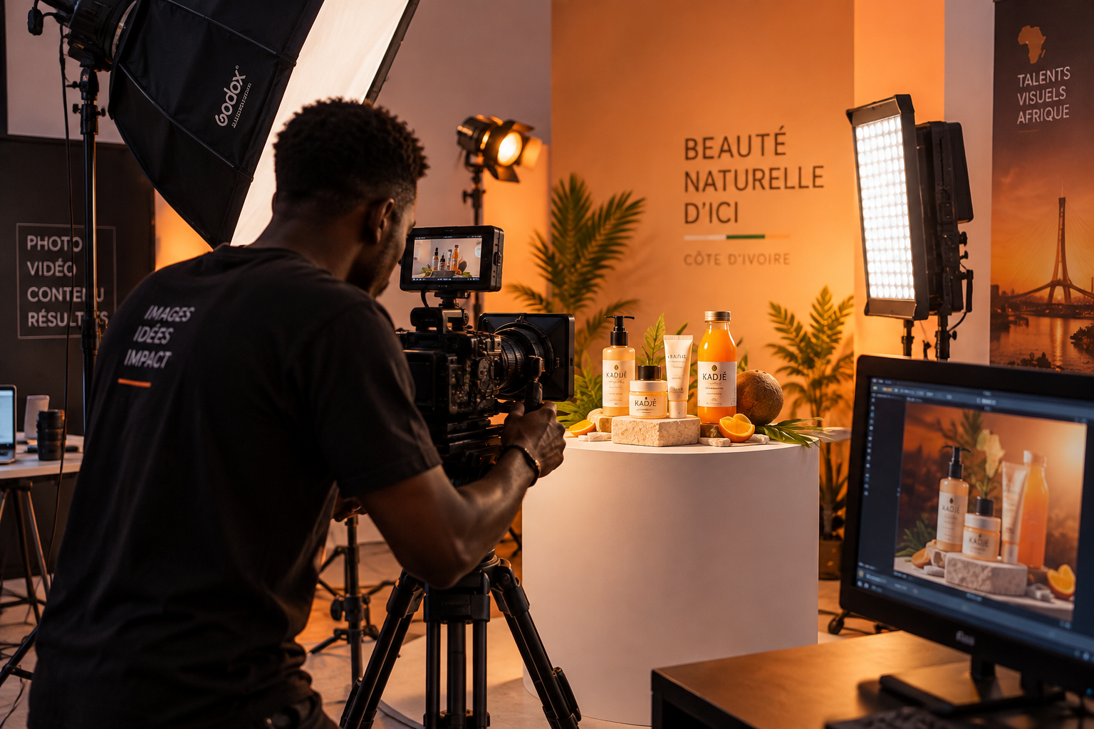 Studio de production média professionnel