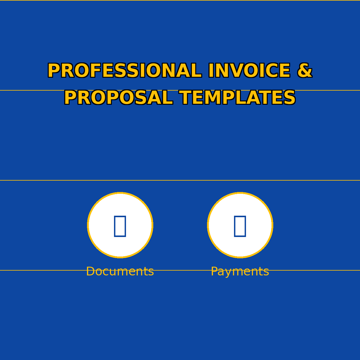 Professional Invoice & Proposal Templates