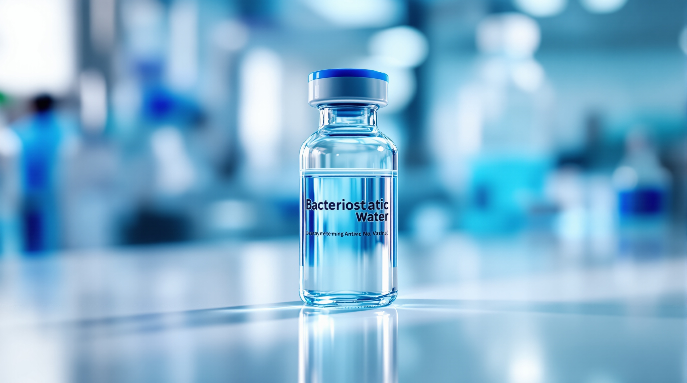 Bacteriostatic water vial