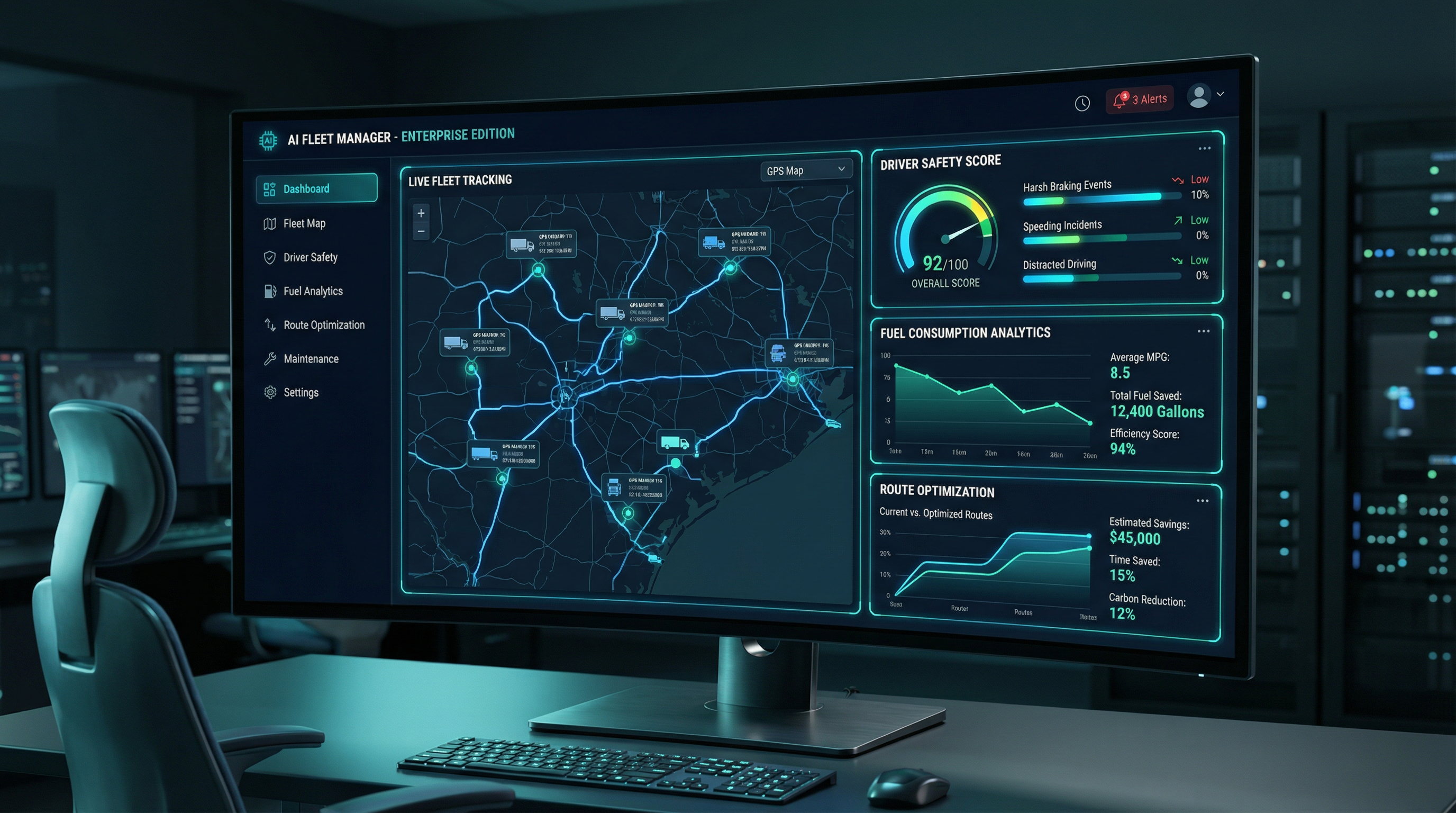Análisis Inteligente de Conducción con IA y GPS