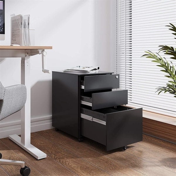 Desk-High Pedestal 3-Drawer