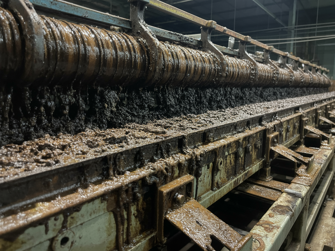 Production conveyor system — before