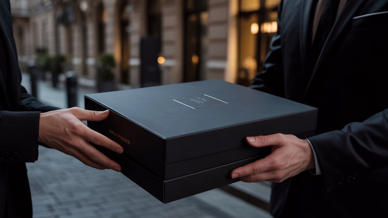 Entrega de lujo Boxer Black con caja premium negra