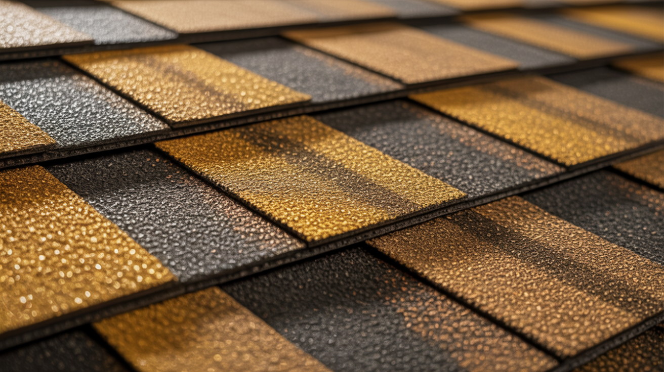 Malarkey Golden Amber shingle close-up