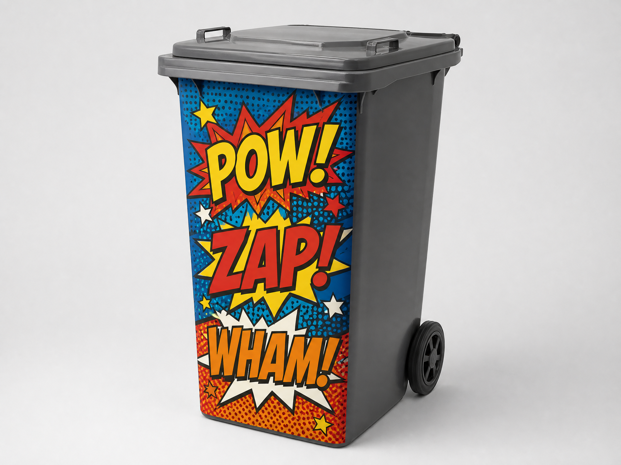 Comic Book Burst Front Panel
