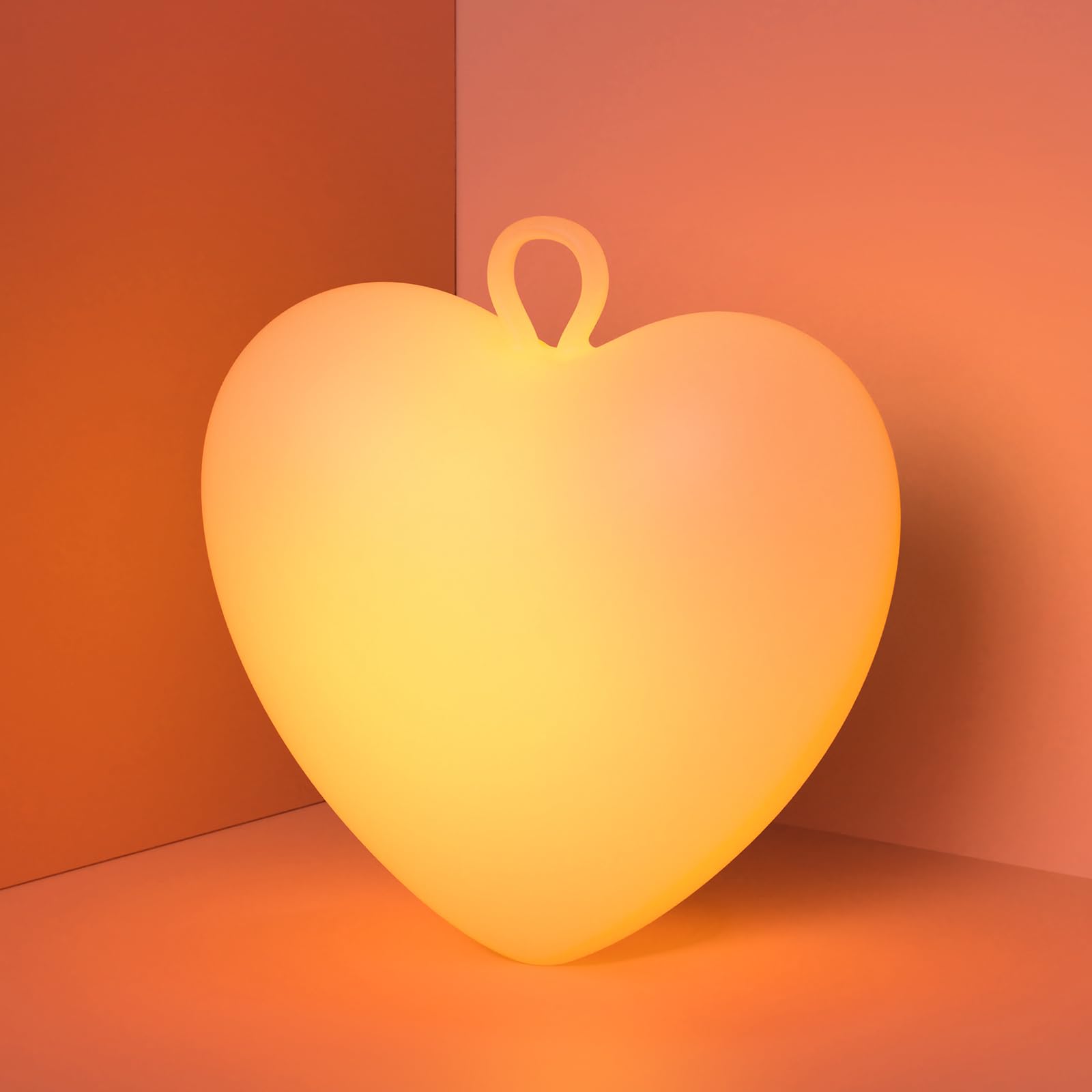 Portable Heart-Shaped Touch Light