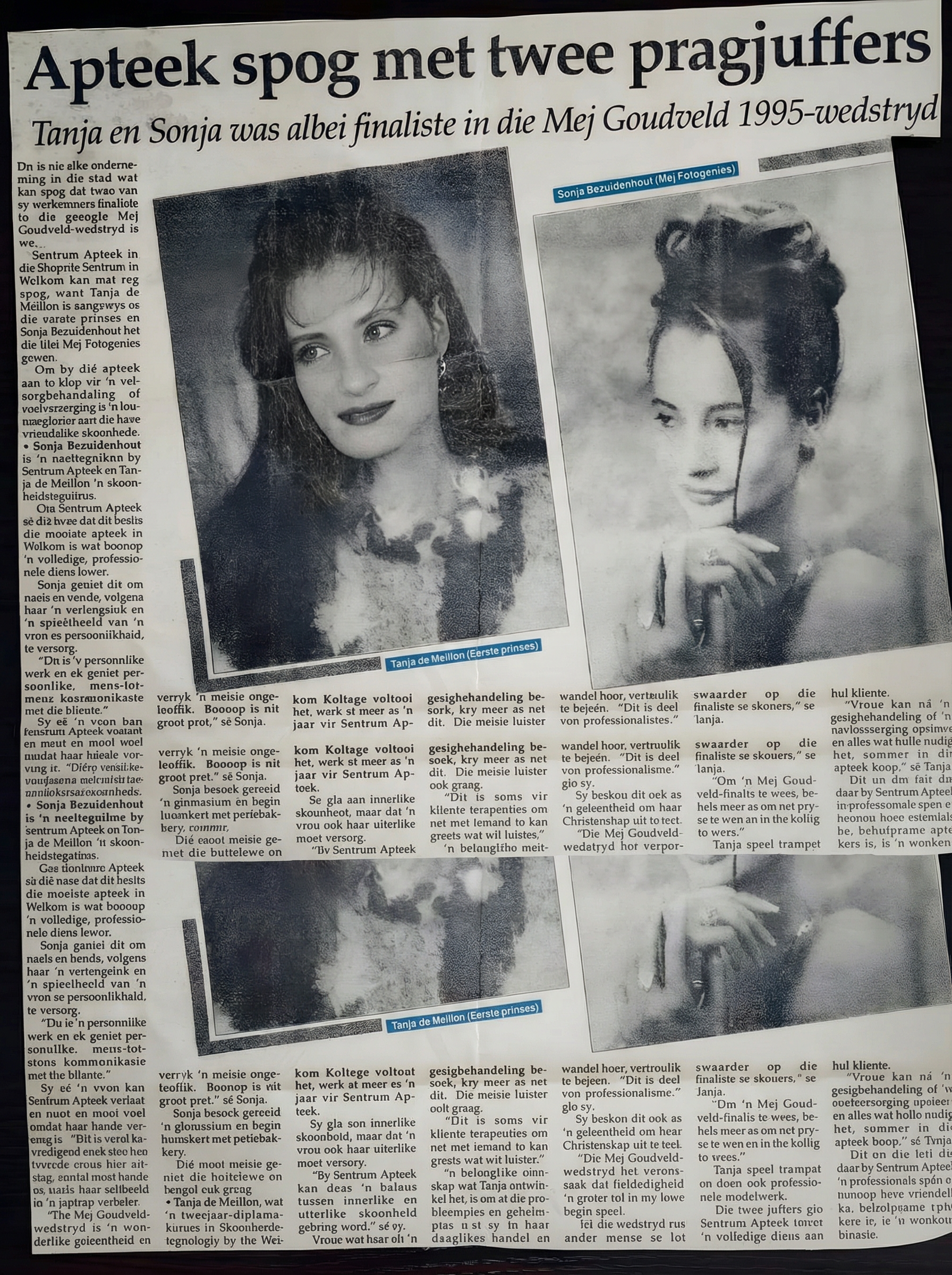 Apteek spog met twee pragjuffers - Tanja and Sonja