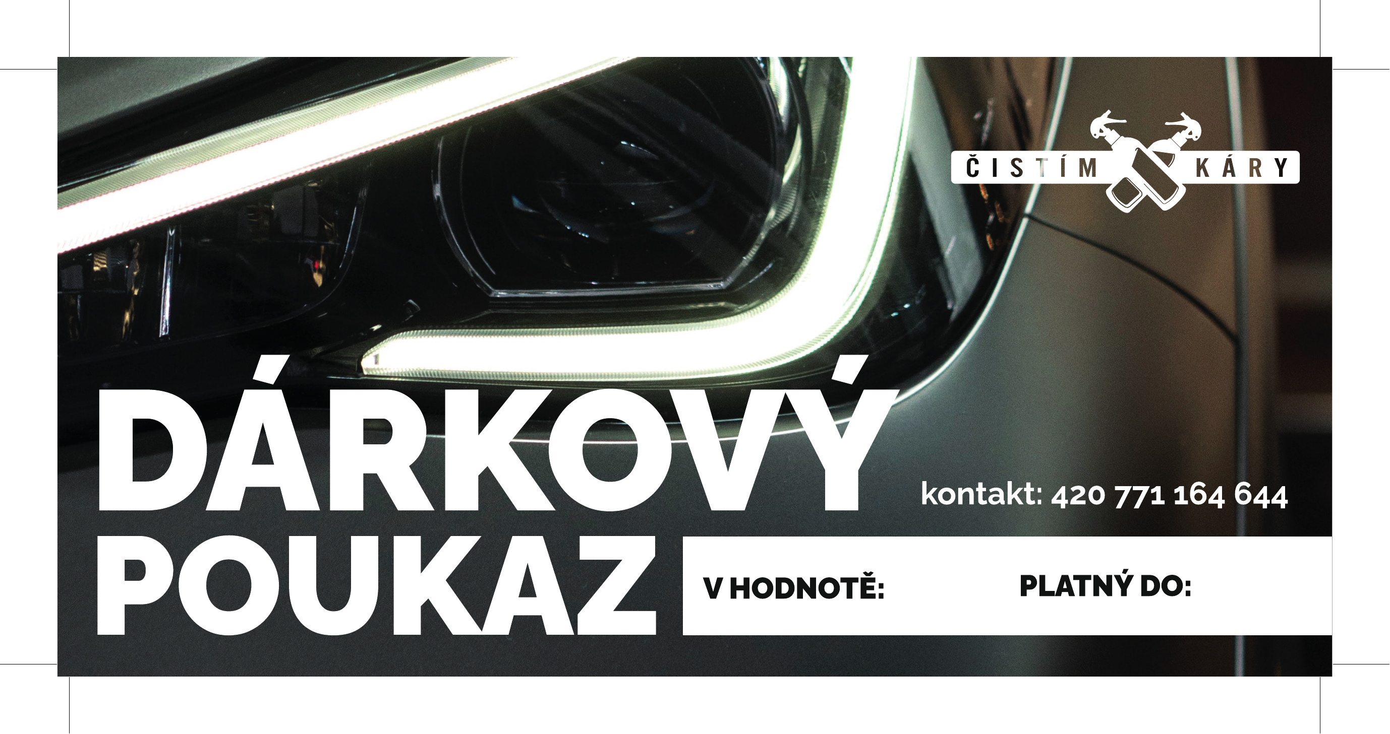 Dárkový poukaz Čistím Káry