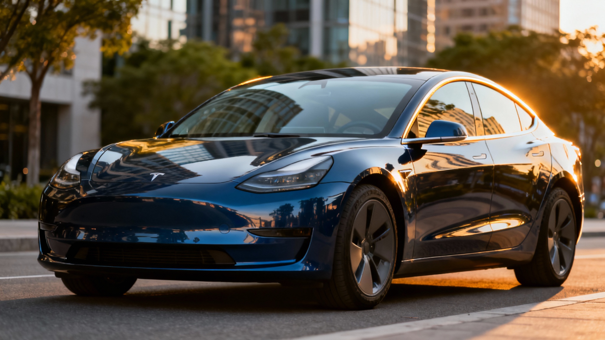 San Diego Tesla with premium 5% window tint - professional automotive window film installation