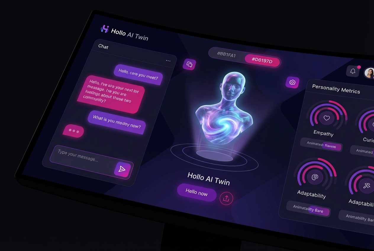 Hollo AI interface