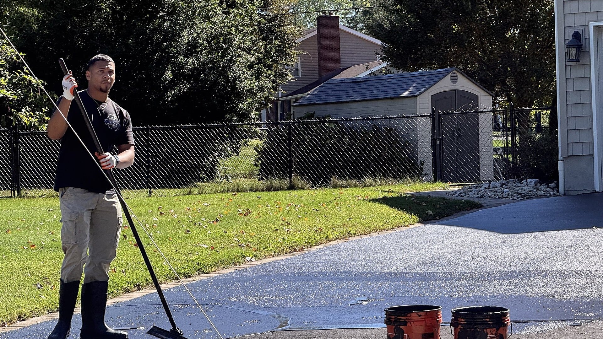 Driveway Sealing work