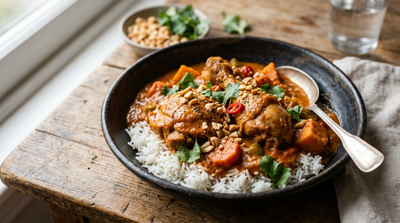 West African Peanut Groundnut Stew (Maafe)