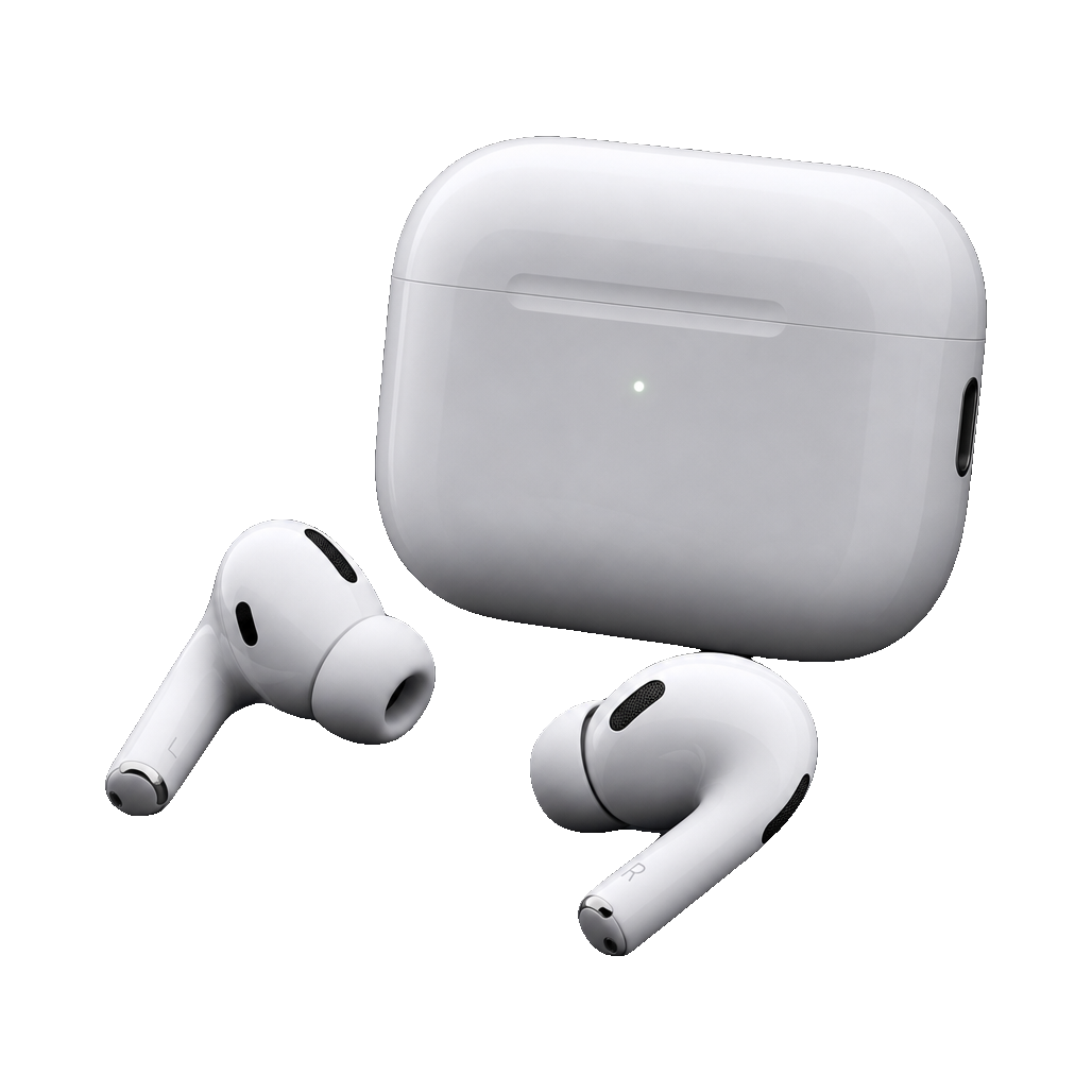 AirPods Pro 3 com fundo transparente