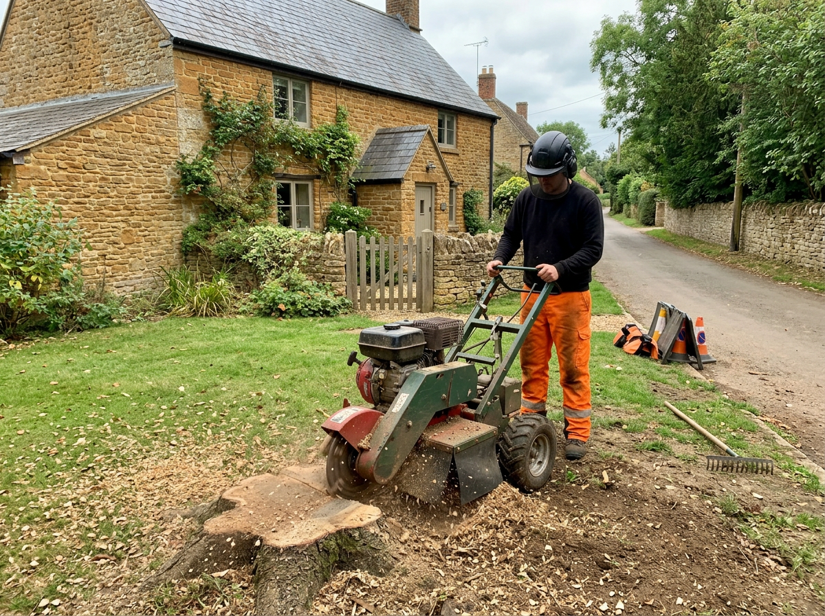 Stump Grinding & Removal work at a Northamptonshire property – photo 2
