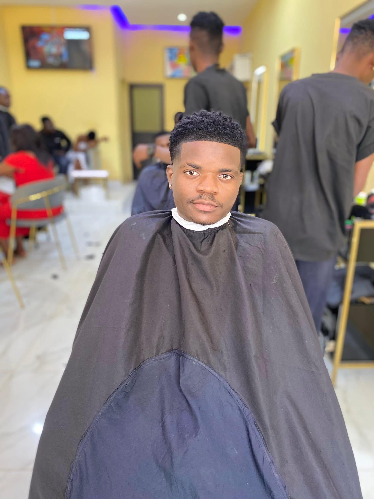 Corte com degradê