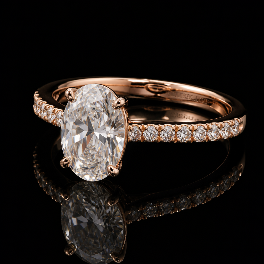 Rose Aurore Oval