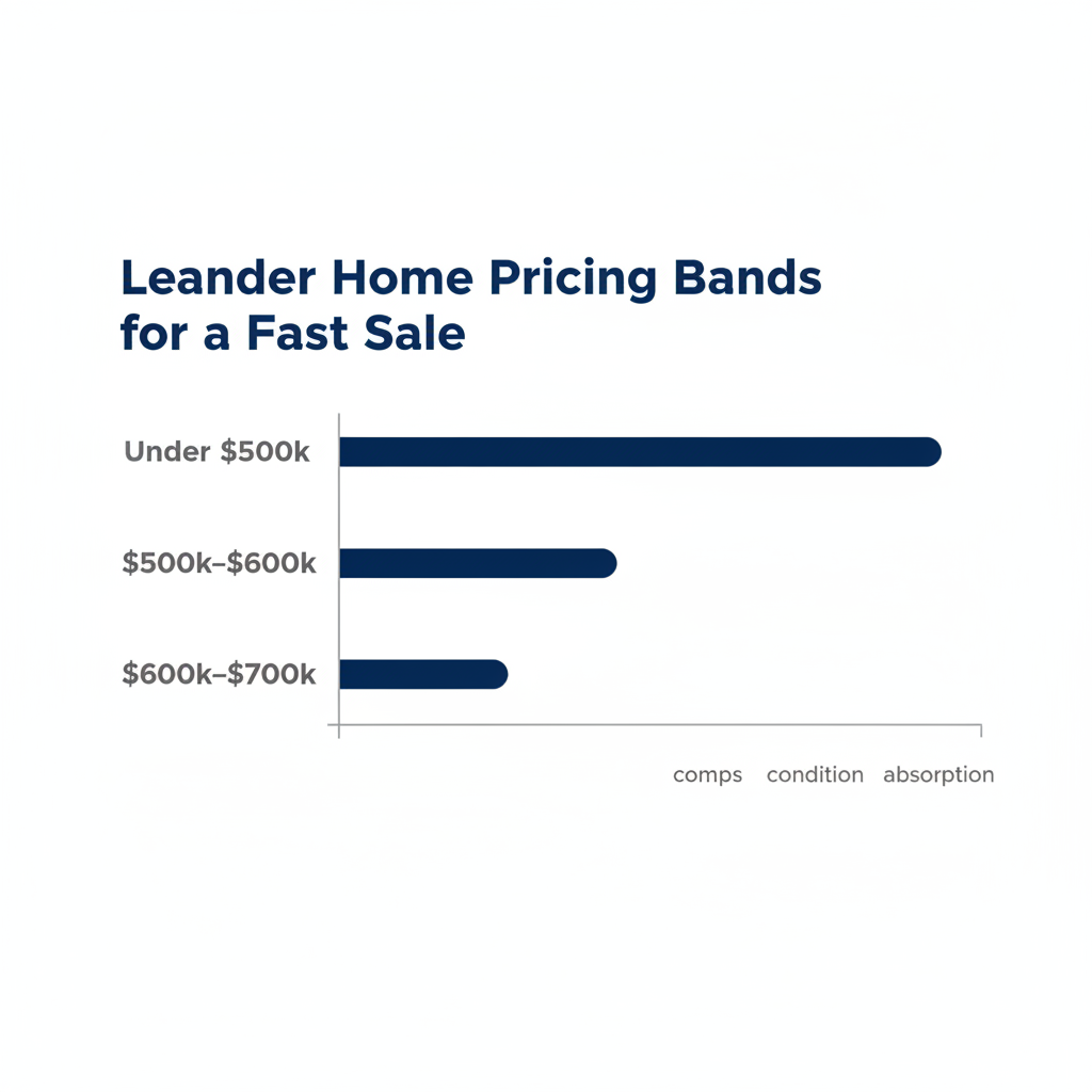 Pricing band strategy for selling a Leander home fast