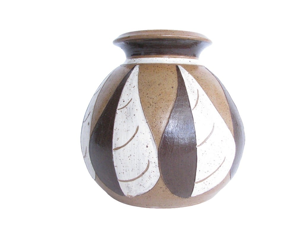 Sculpted Ceramic Vase