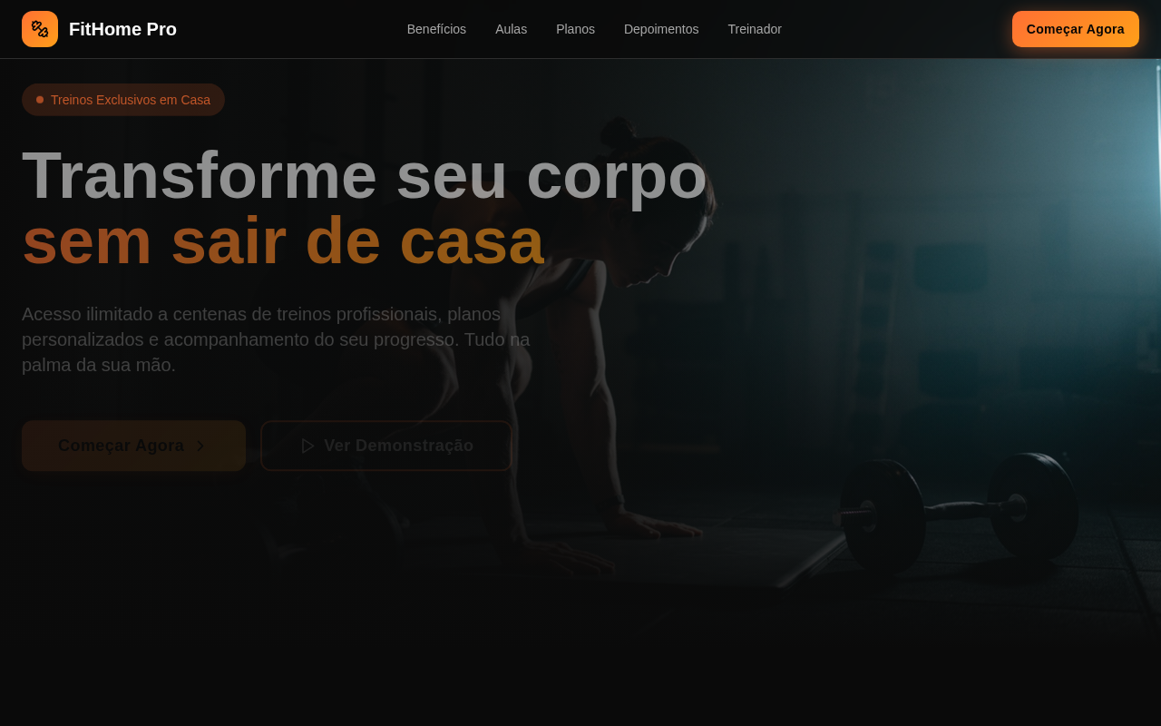 App de Treinos em Casa