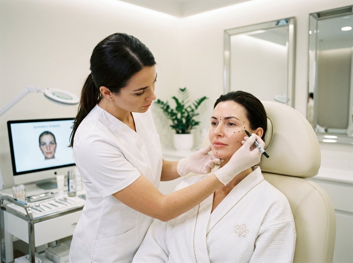 Procedimento de Harmonização Facial na Clínica Neves Ditzel