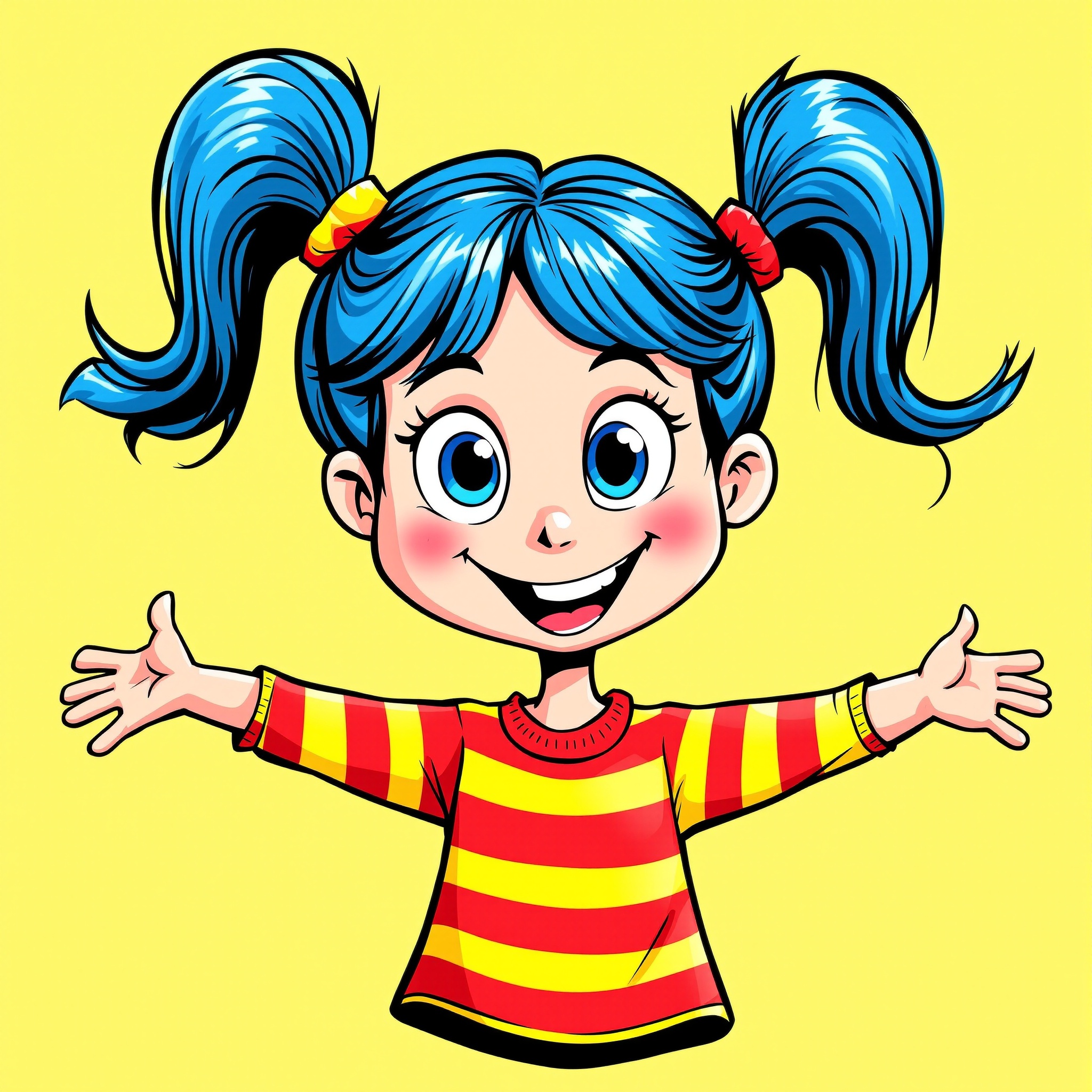 Personnage de bande dessinée africaine tenant un livre