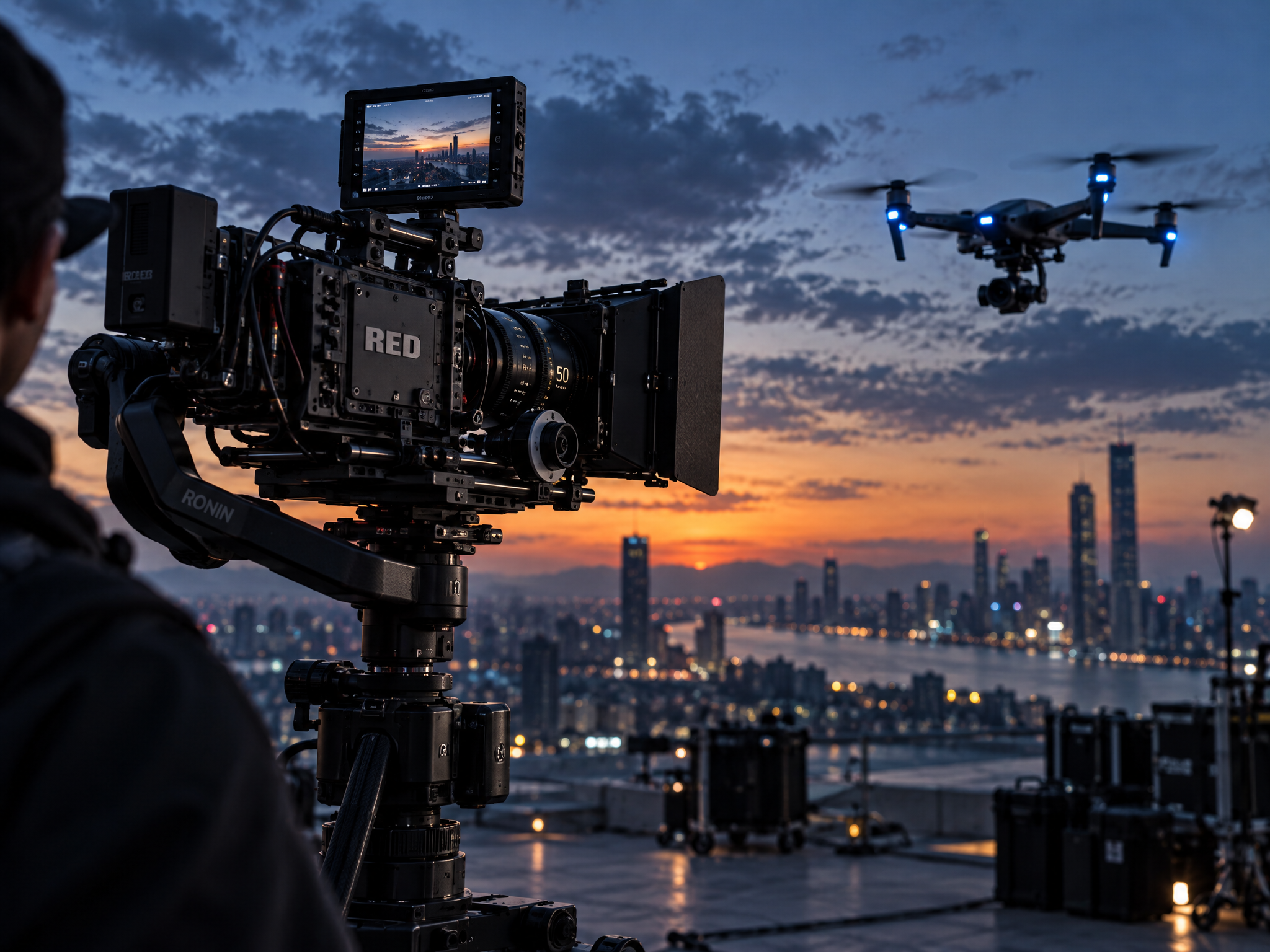 Profesyonel medya prodüksiyonu ve drone çekimi