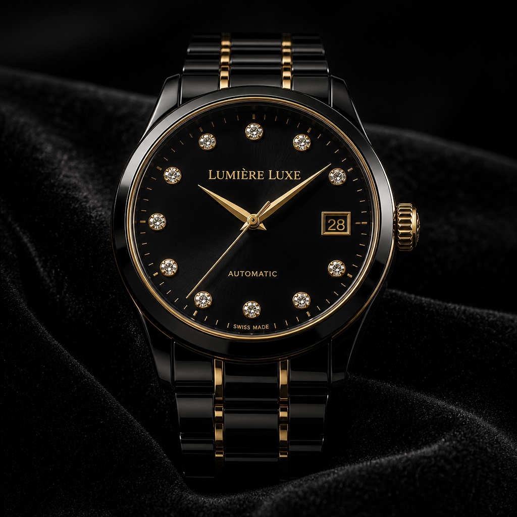 Noir Diamond Marker Luxury Watch