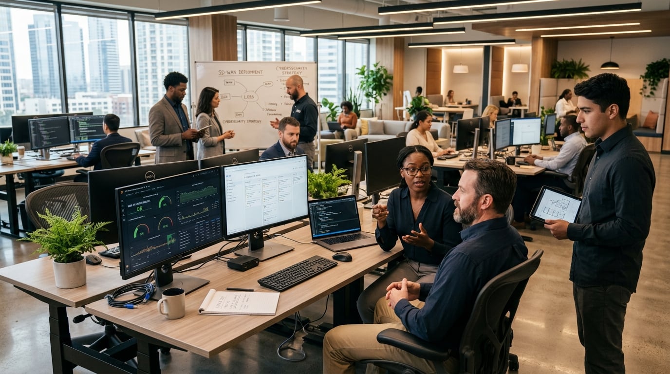 Professional office environment