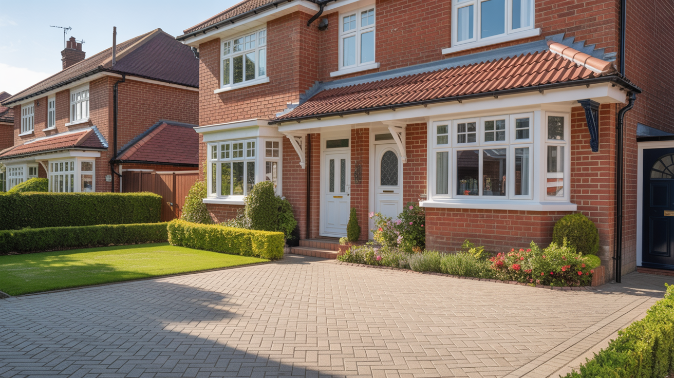 Professional UK property services showcase - British home exterior