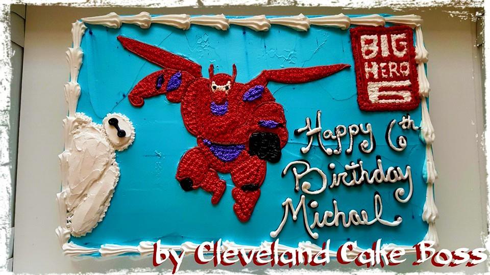 Big Hero 6 Themed Cake