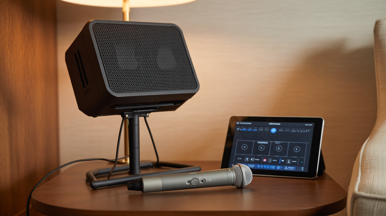 Professional performance equipment setup