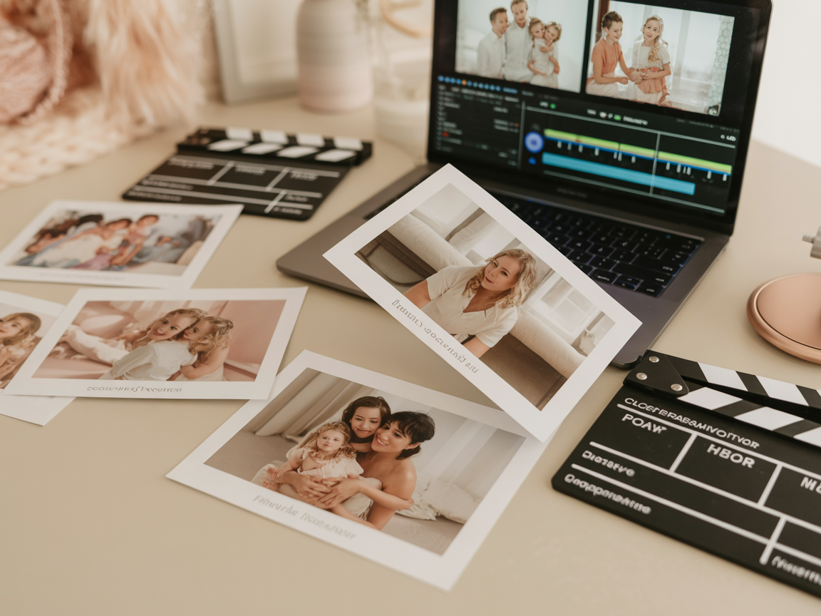 Montagem de vídeo com memórias