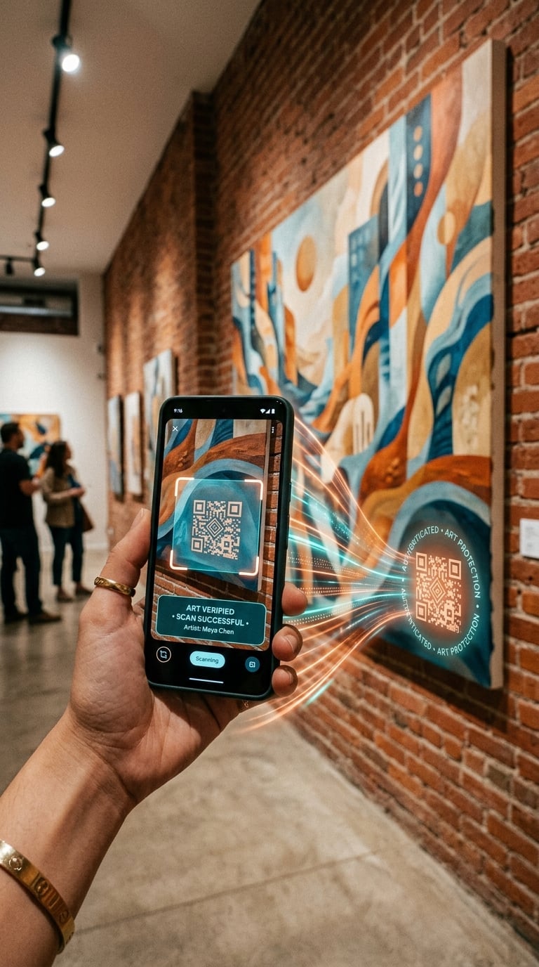 QR Watermark Screenshot Protection