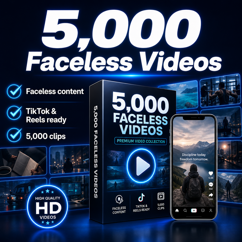 5,000 Faceless Aesthetic Videos