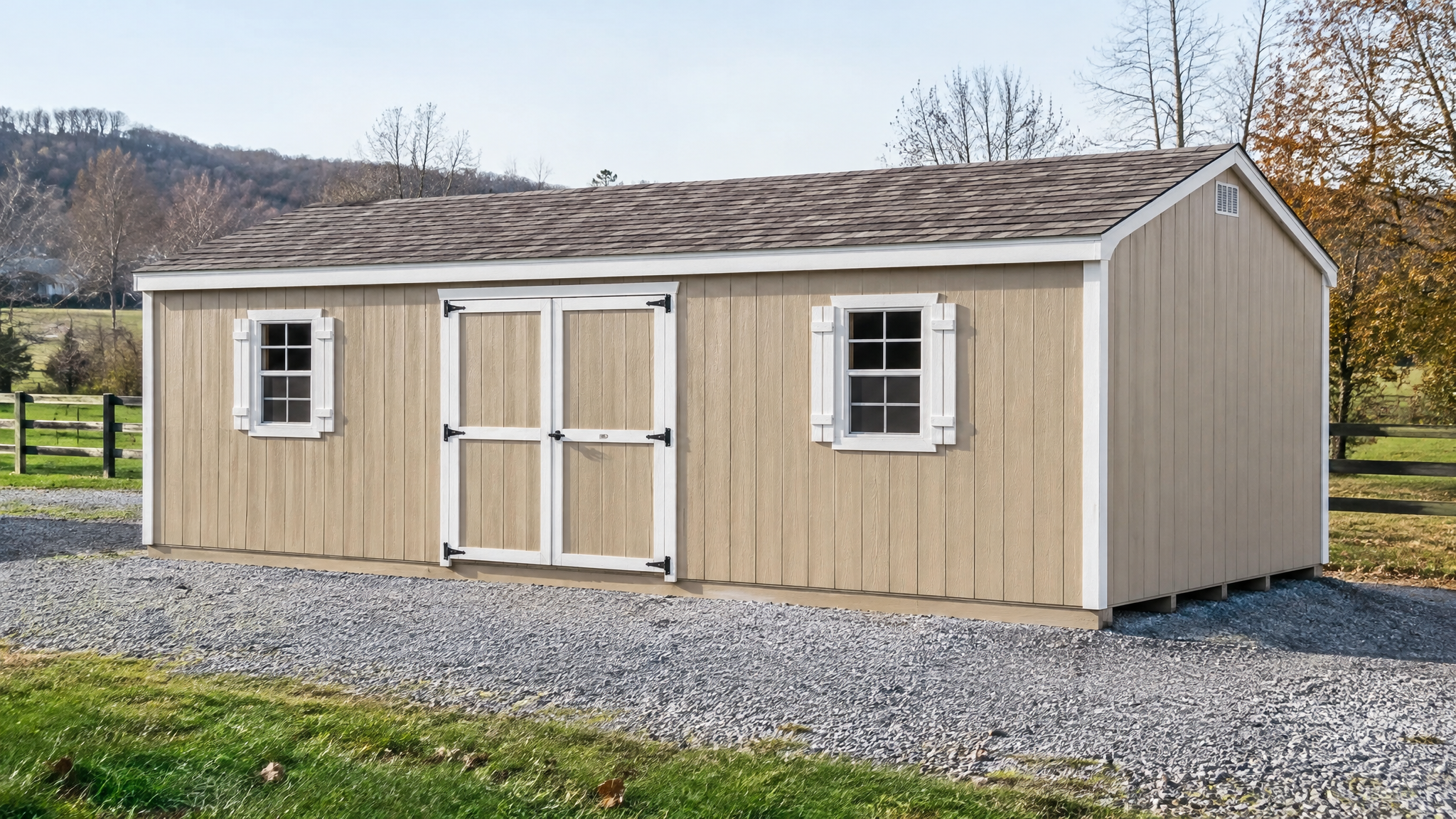 Ranch-style shed from Waterloo Structure serving Chester County PA