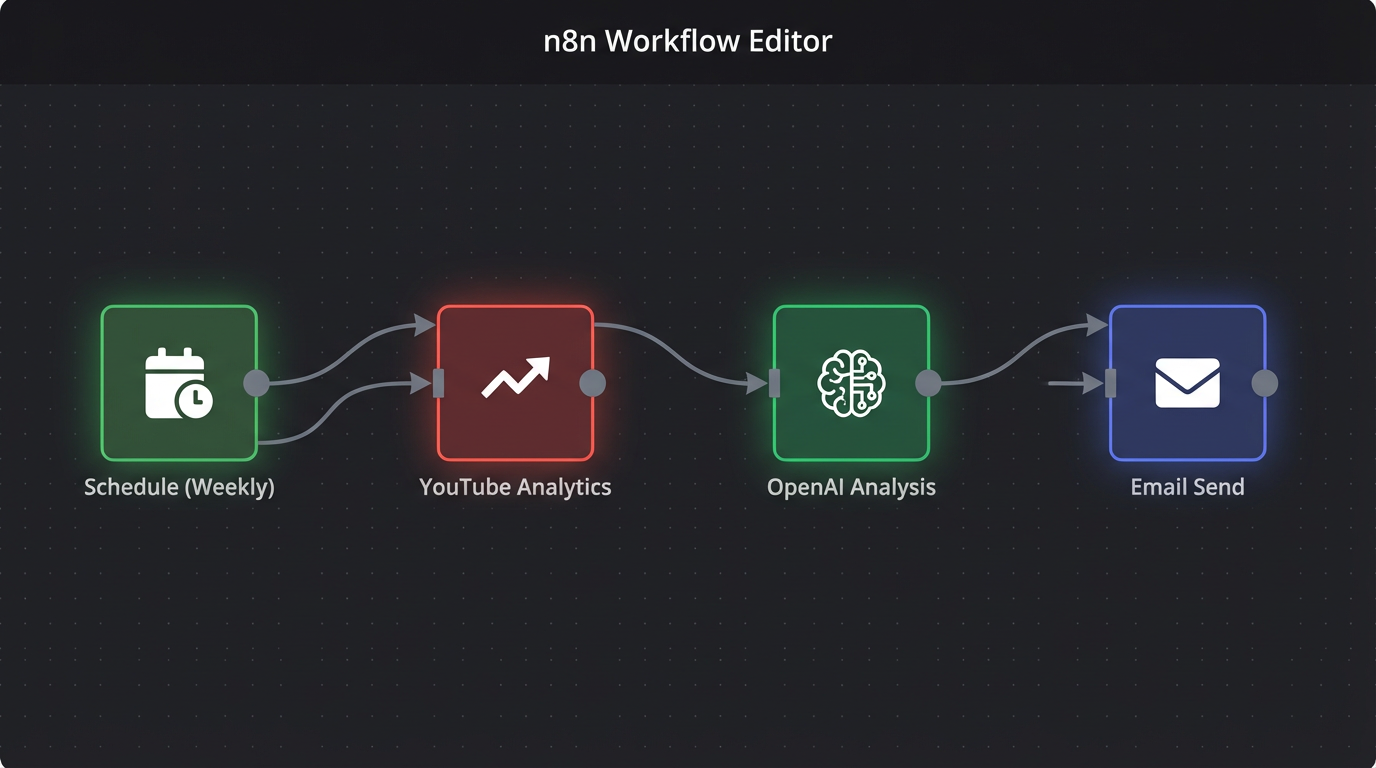 Weekly Analytics Report workflow diagram