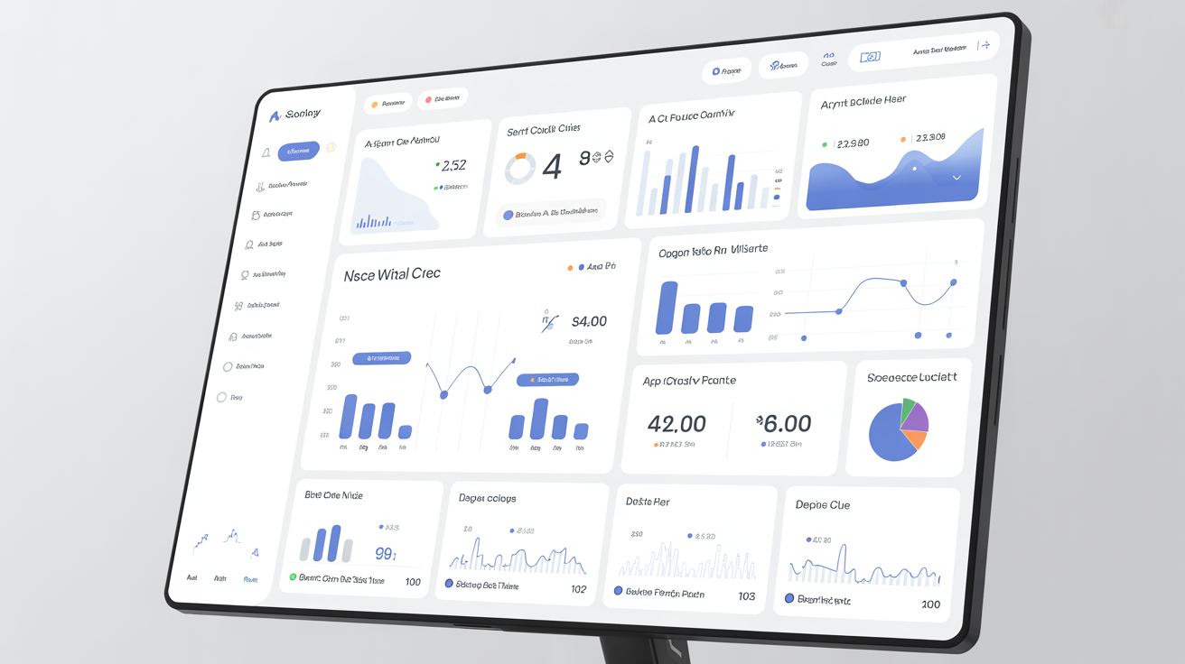 Platform dashboard showing analytics
