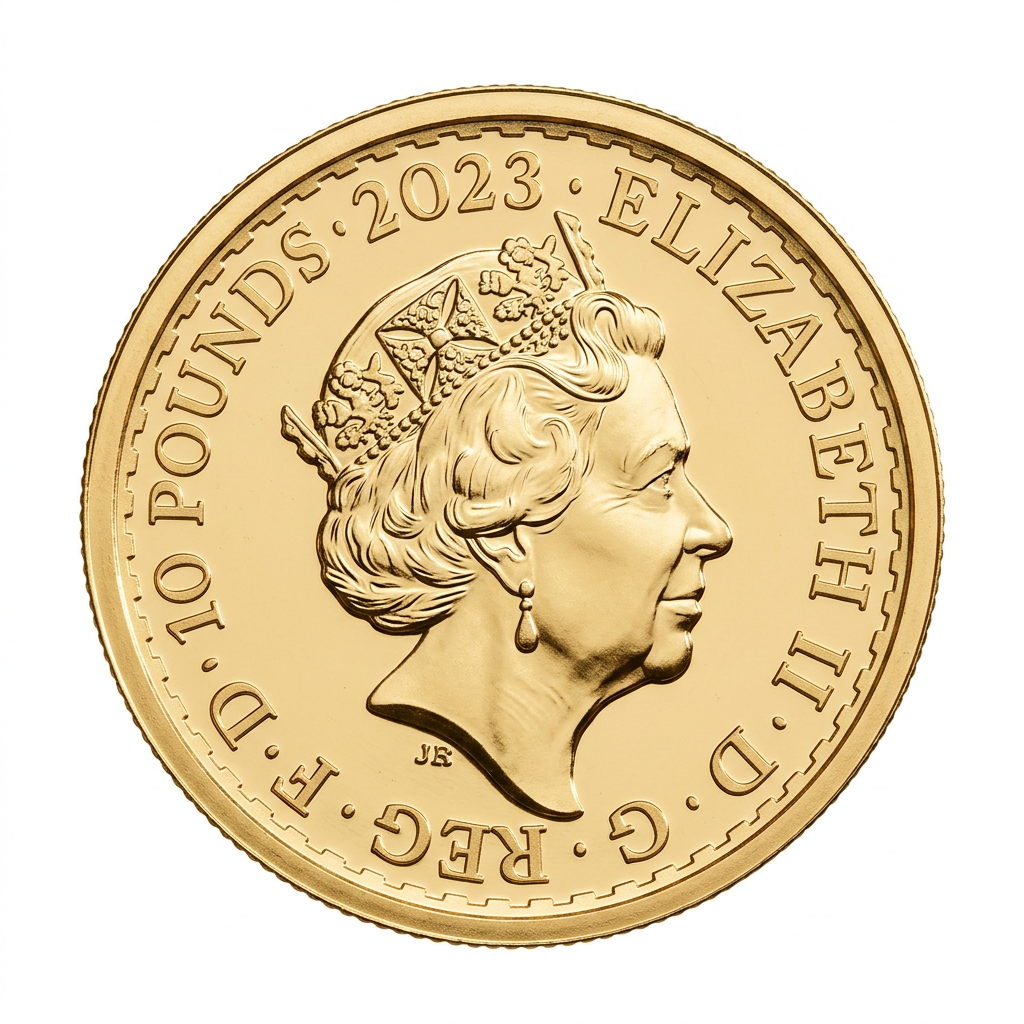 Royal Mint 1/10 oz Britannia 2023 Gold Coin – Queen Elizabeth II