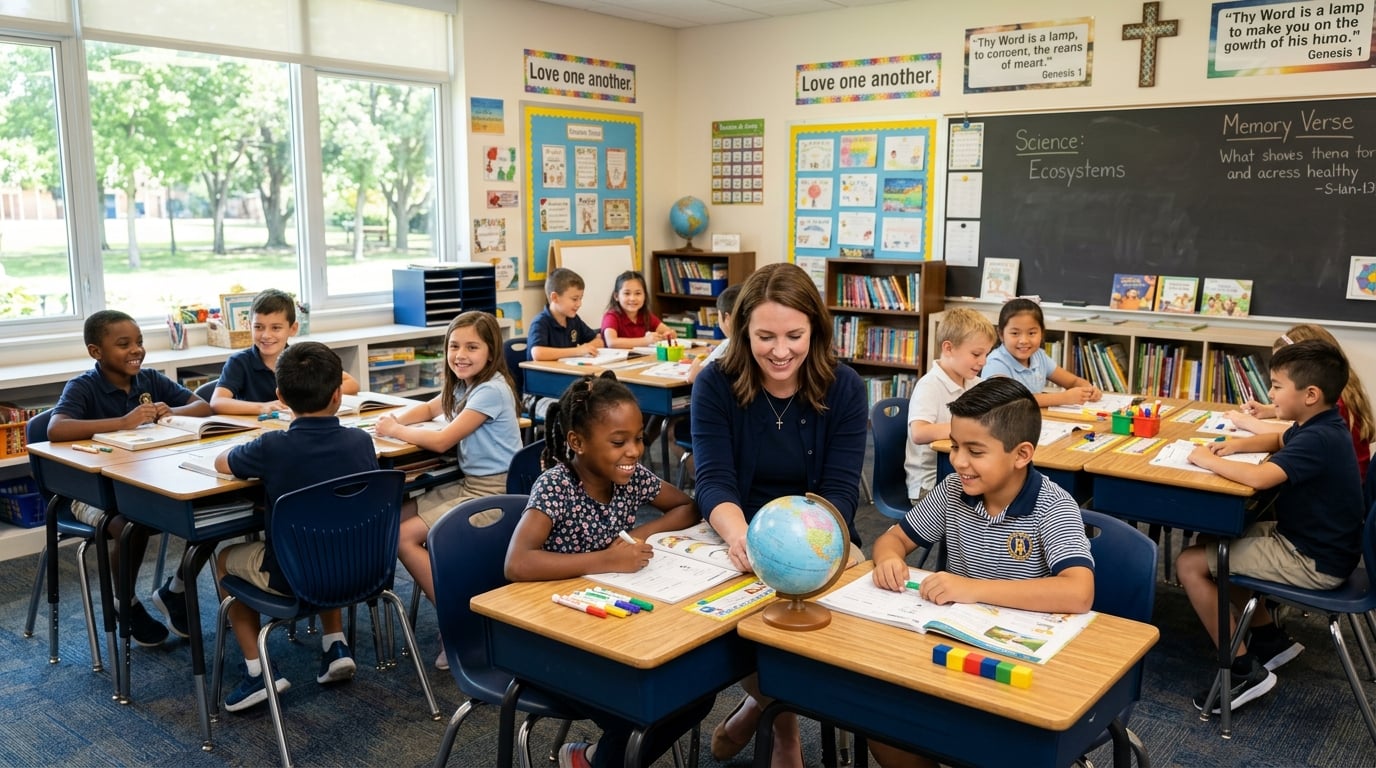 AbbaPrep students engaged in classroom learning