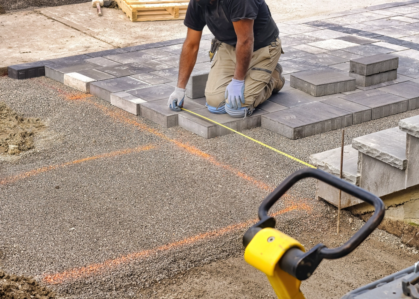 Anglian Driveways professional team at work