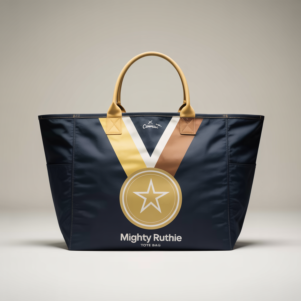 Mighty Ruthie Tote Bag