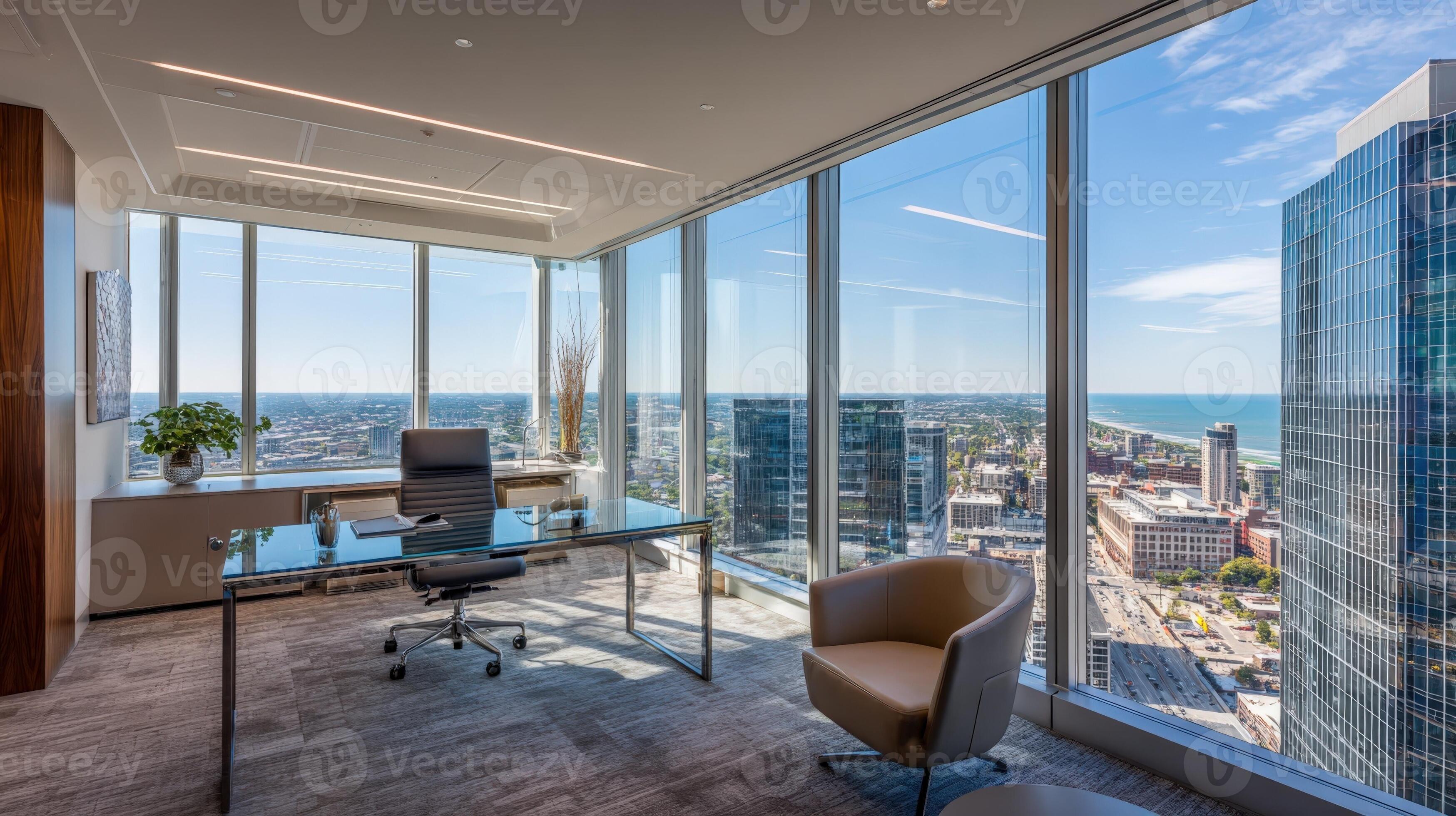 Professional corporate office environment