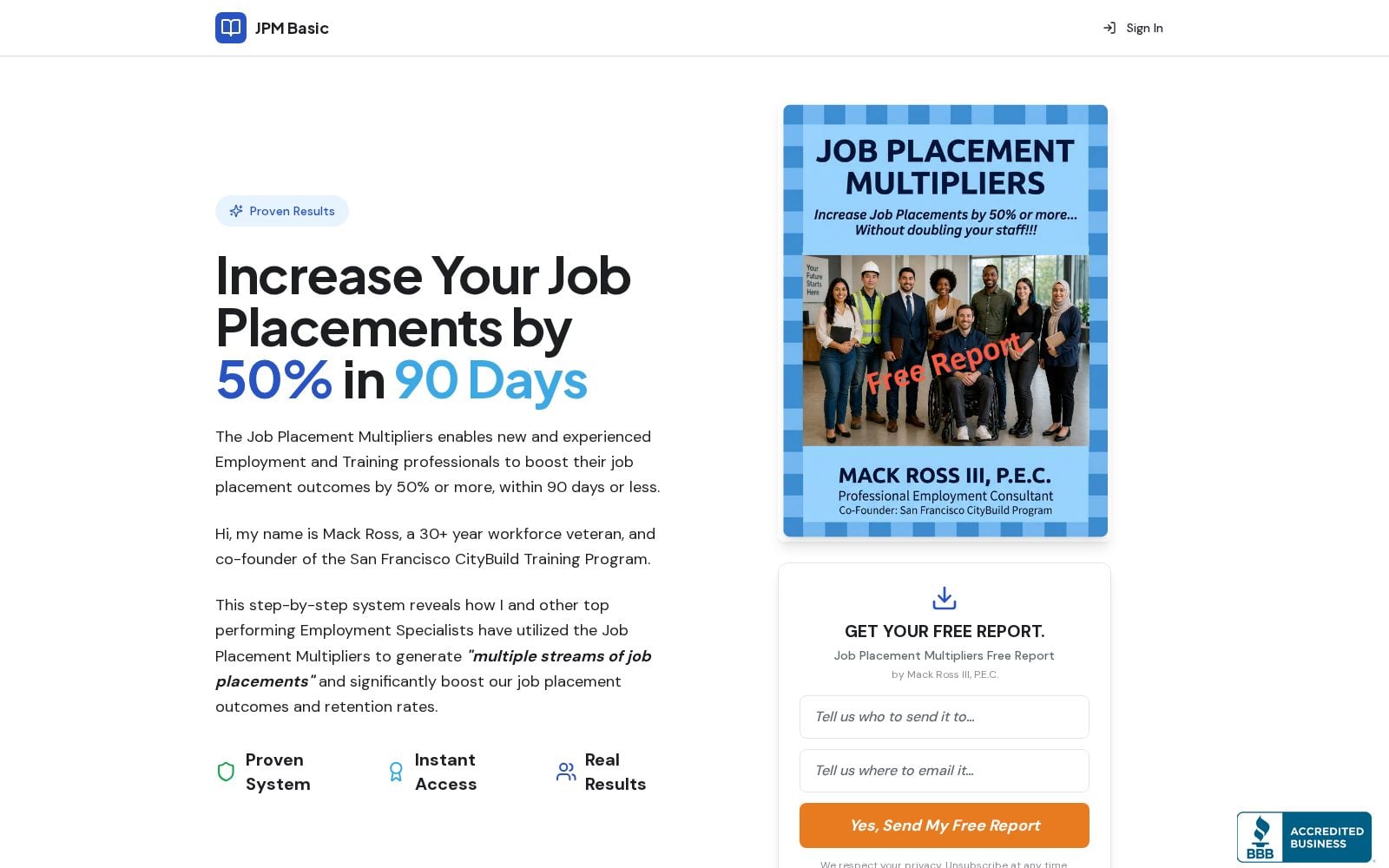 JPM Book website preview