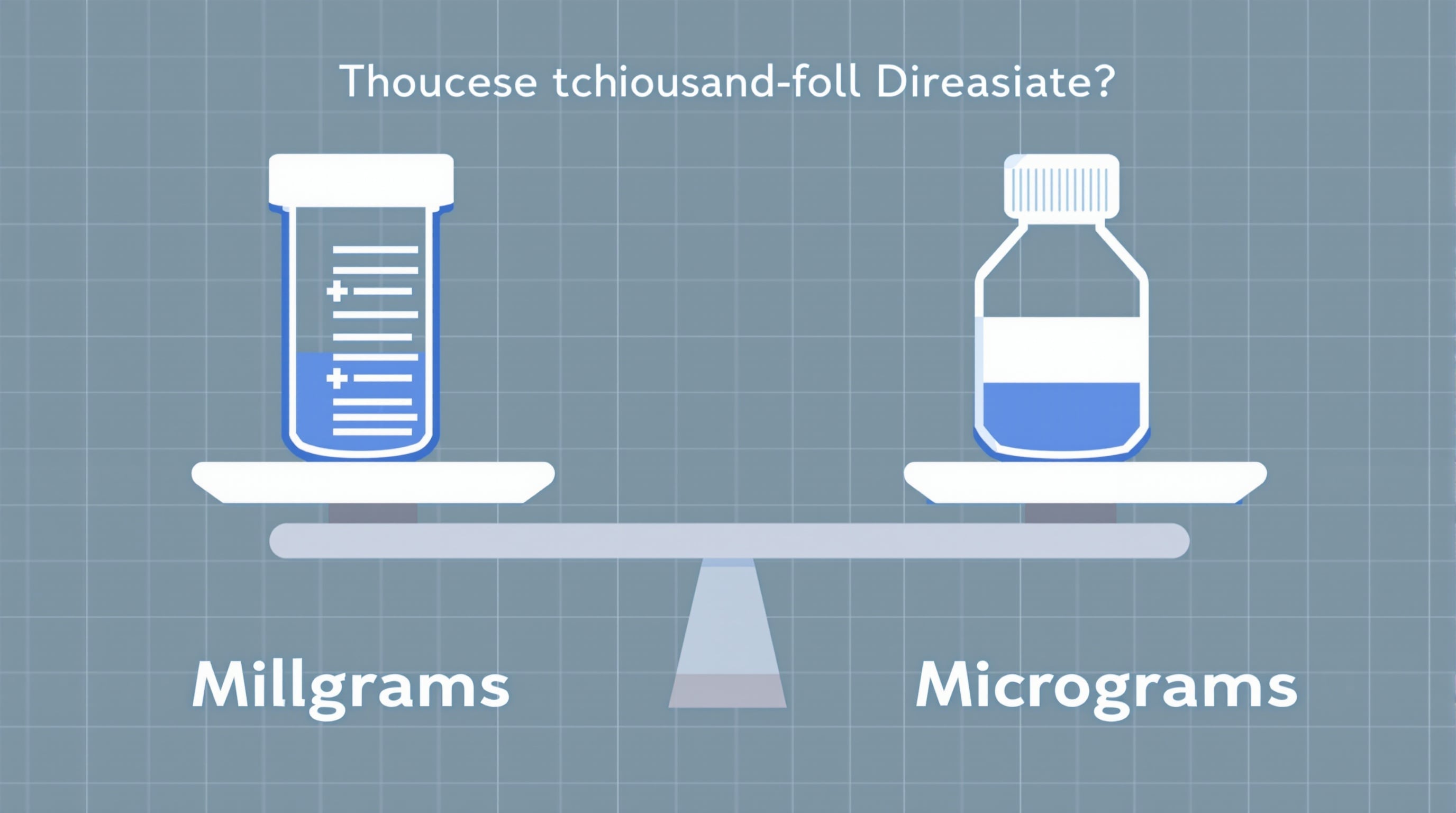 mg vs mcg comparison