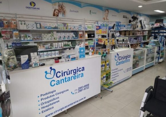 Fachada da loja Cirúrgica Cantareira