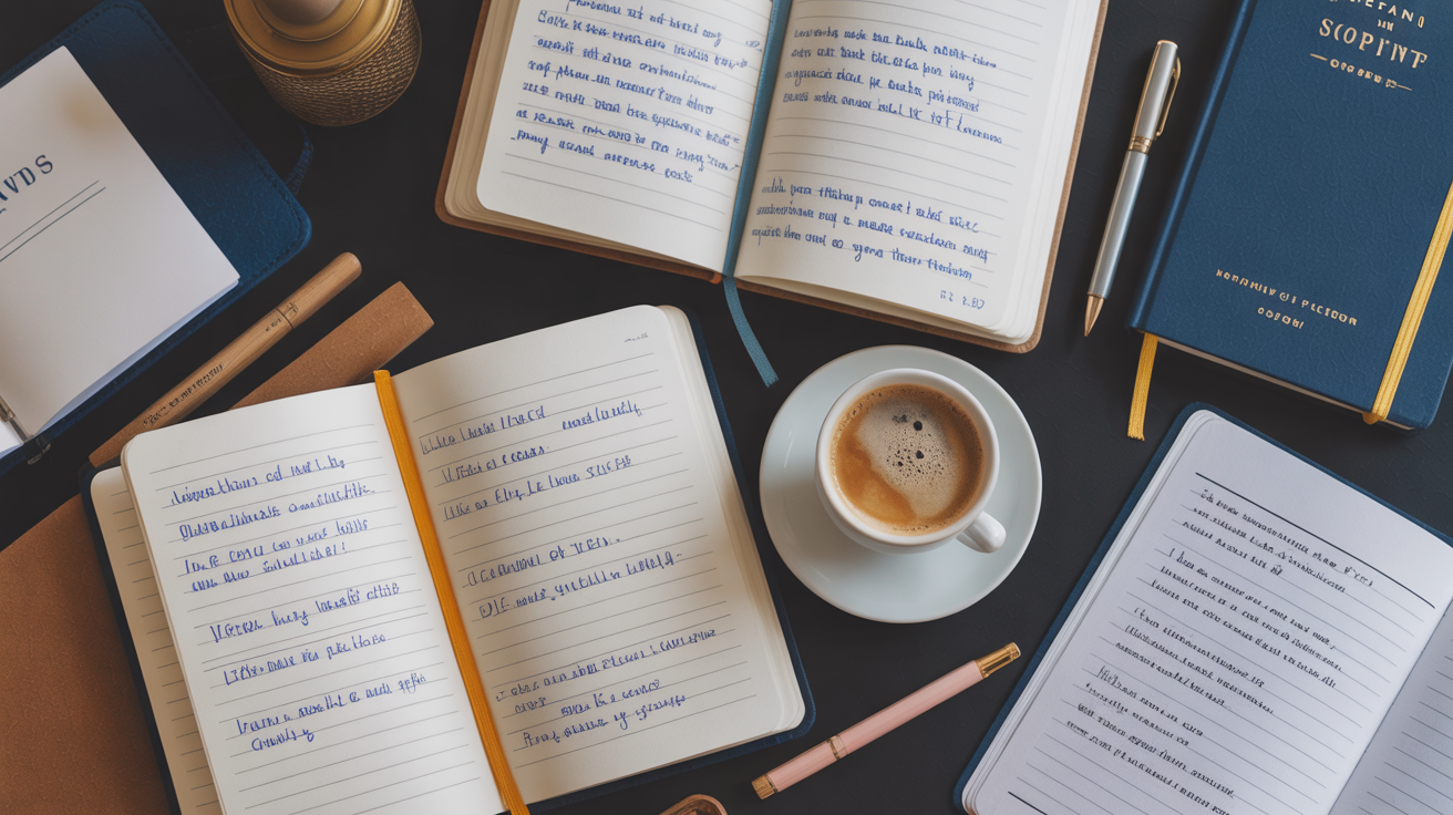 Creative workspace for blog writing