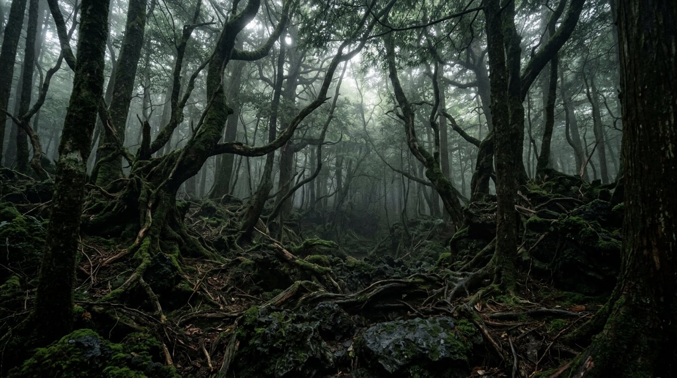 The Aokigahara Forest: Japan’s Silent Labyrinth of Death, Myth, and Misread Evidence