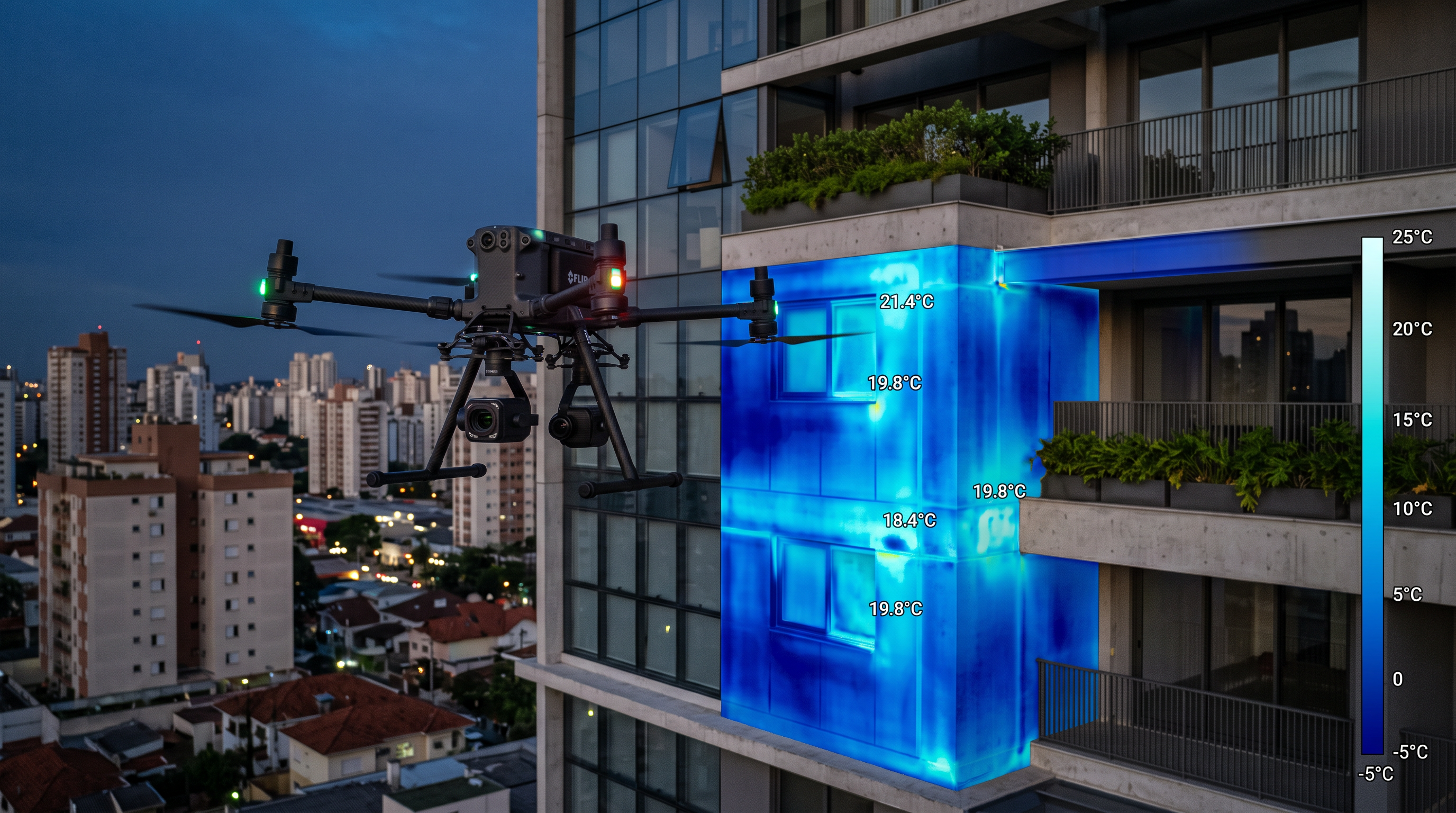 Protocolo de Inspeção 360º: drone, termografia e análise pericial em um só método