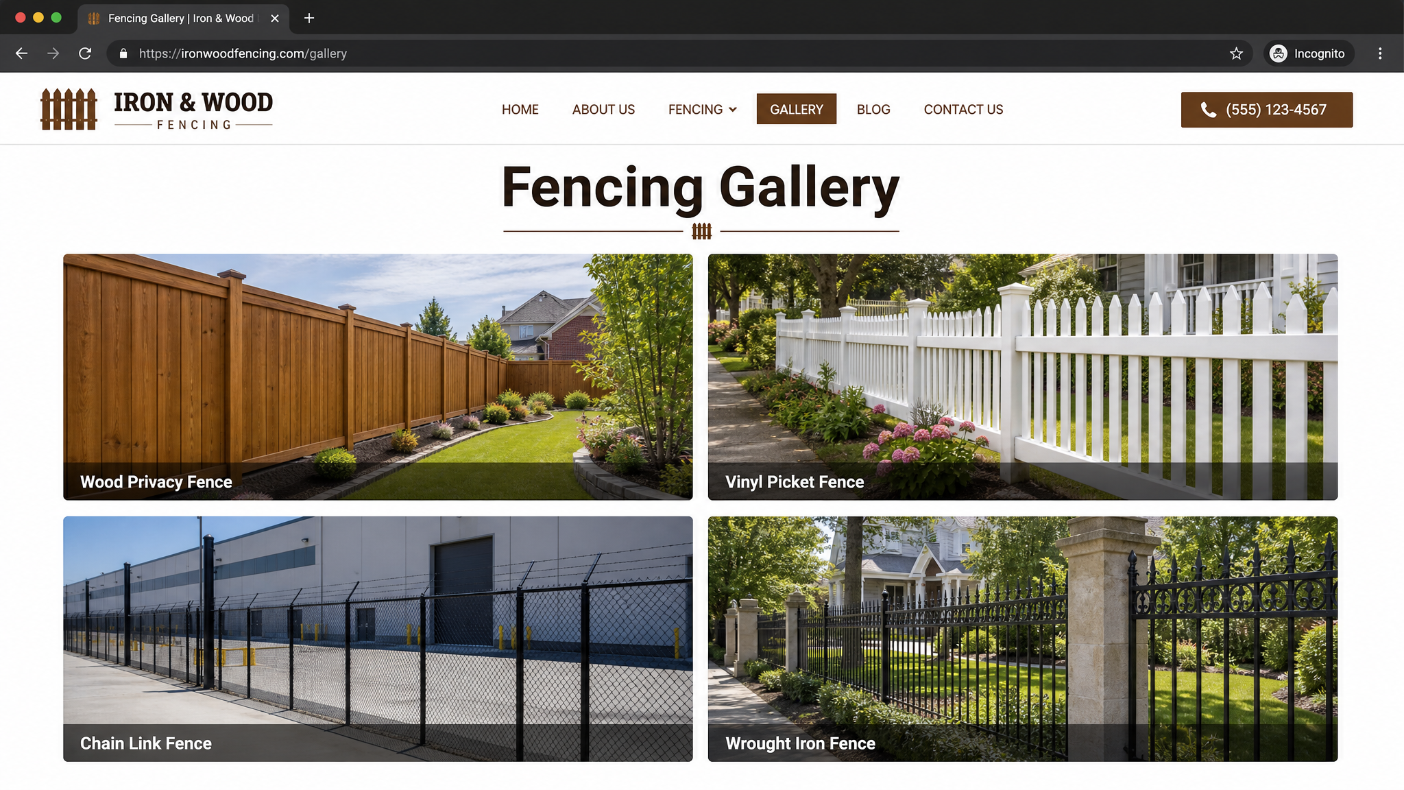 Sample — Fencing Gallery